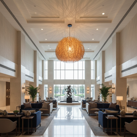 Golden Nest Chandelier